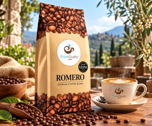 PureGusto Romero Great Taste Award Coffee Beans 6 x 1 KG - Discount Coffee Beans