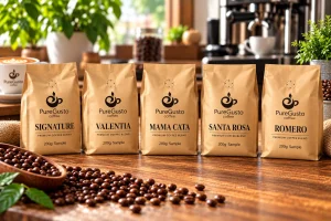 PureGusto Great Taste Award Mixed Coffee Sample Box - Discount Coffee Beans
