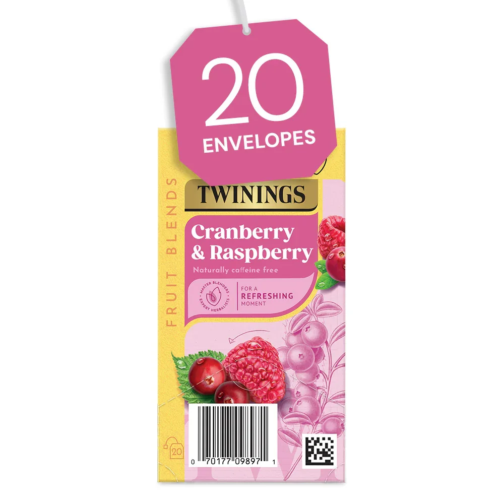 Twinings Cranberry & Raspberry Infusion Tea x 20 - Discount Coffee Beans