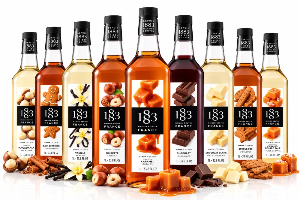 1883 Maison Routin Coffee Syrups 1 Litre PET - Discount Coffee Beans