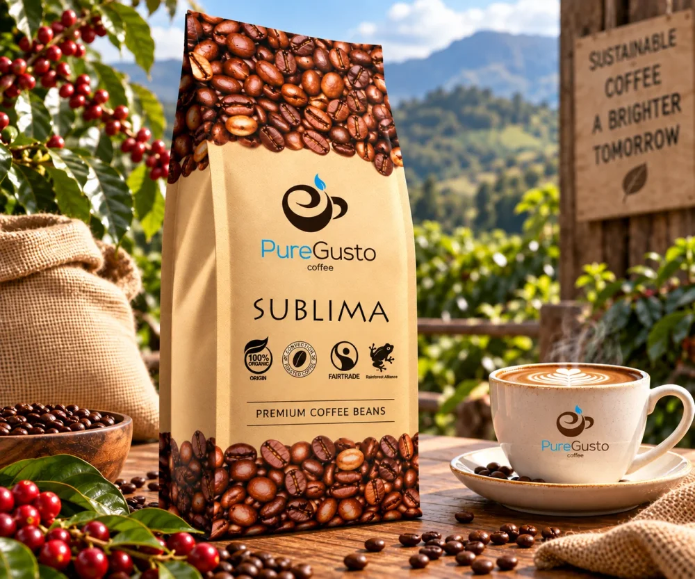 SUBLIMA Triple Certified Coffee Beans 6 x 1 KG - Discount Coffee Beans