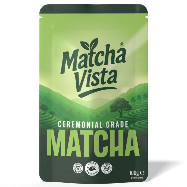 Matcha Vista Japanese Ceremonial Matcha Powder 100g - Discount Coffee Beans